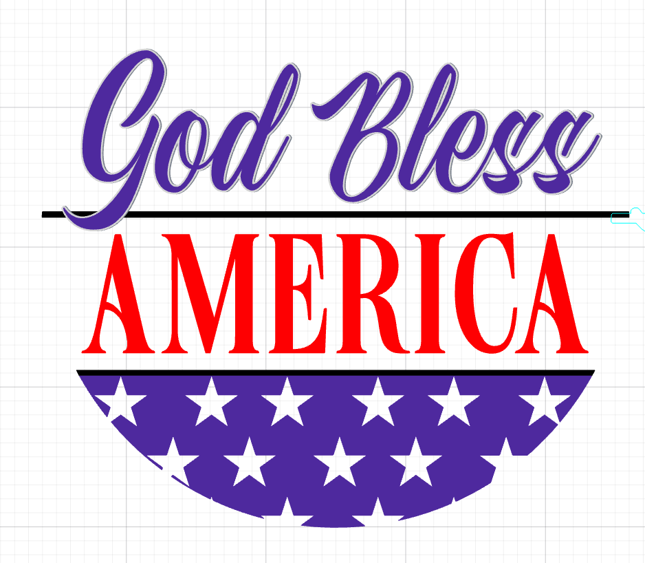 God Bless America Sign