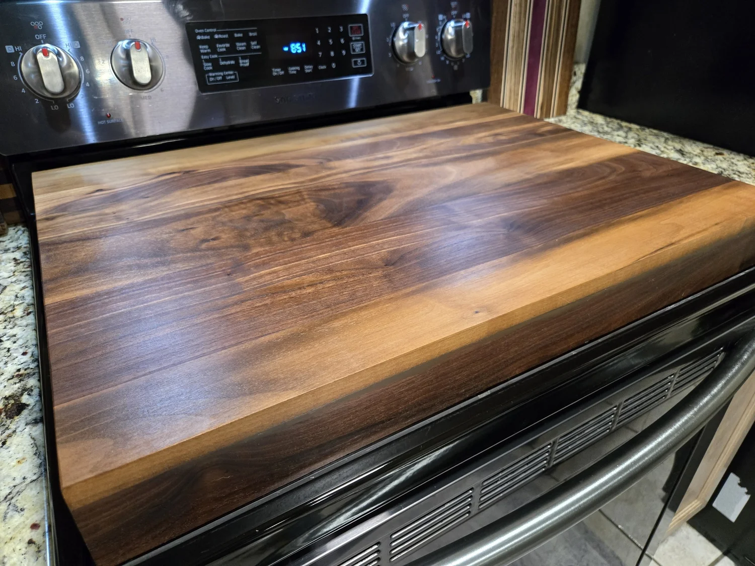 Walnut Stove Cover 3