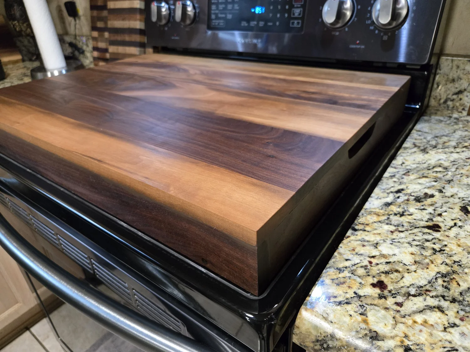 Walnut Stove Cover 5