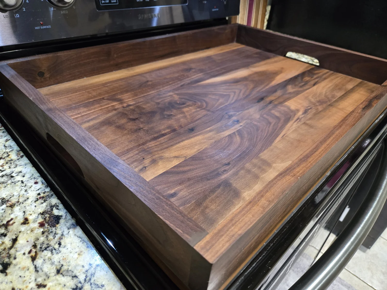 Walnut Stove Cover 7