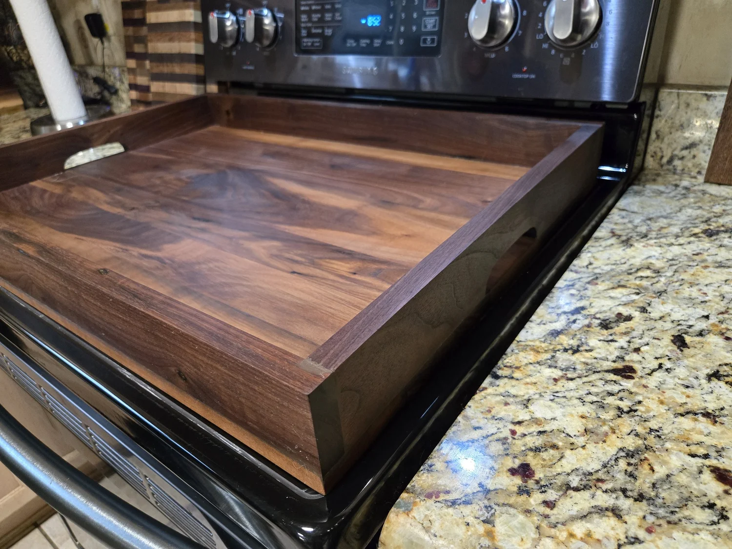Walnut Stove Cover 8
