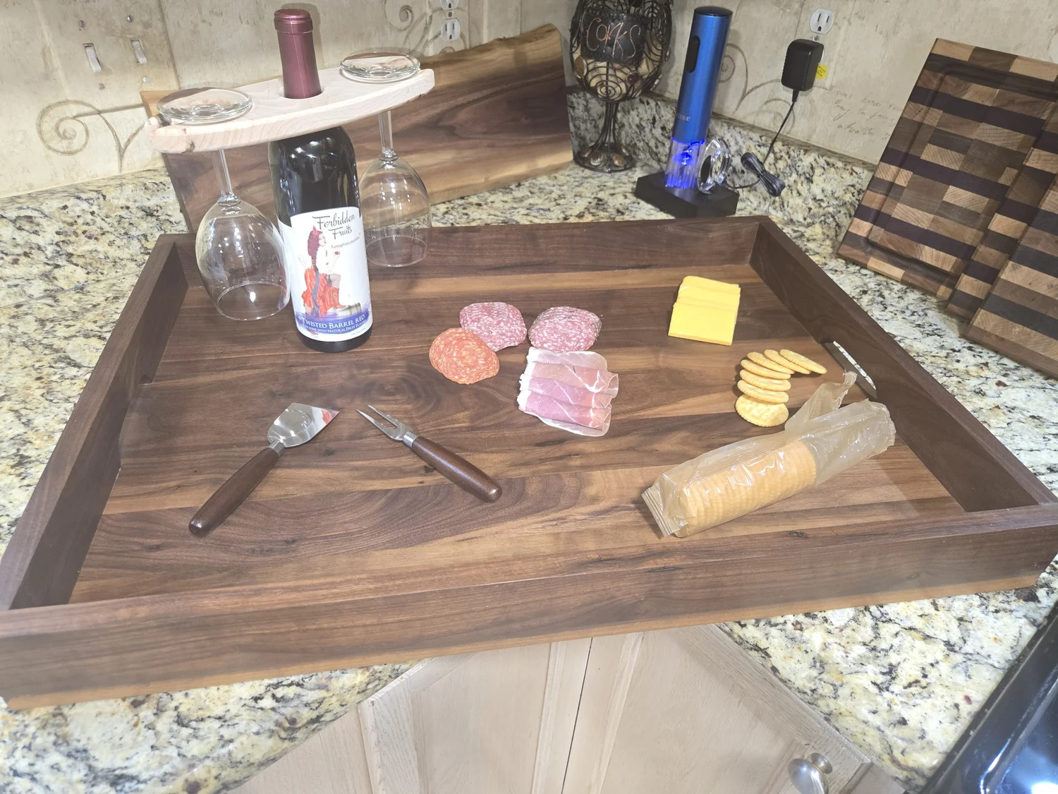 Walnut Stove Cover 9