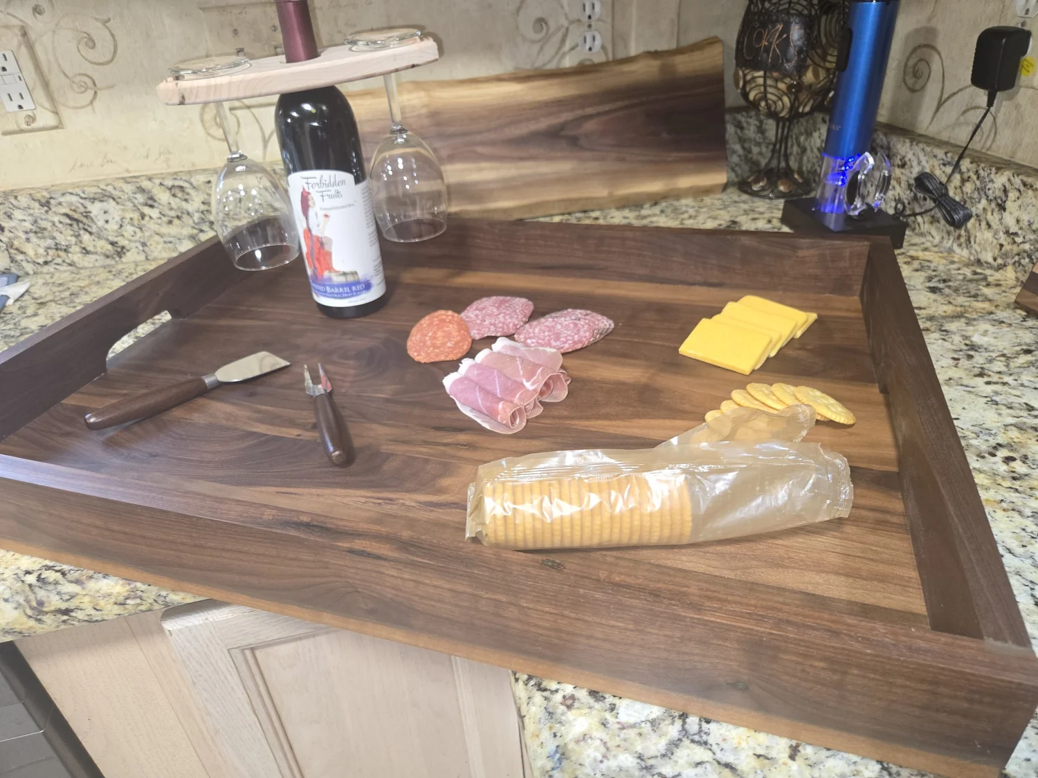 Walnut Stove Cover 11