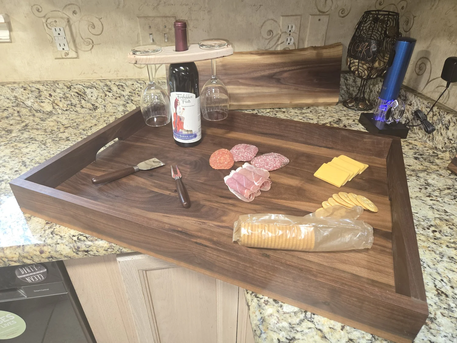 Walnut Stove Cover 12