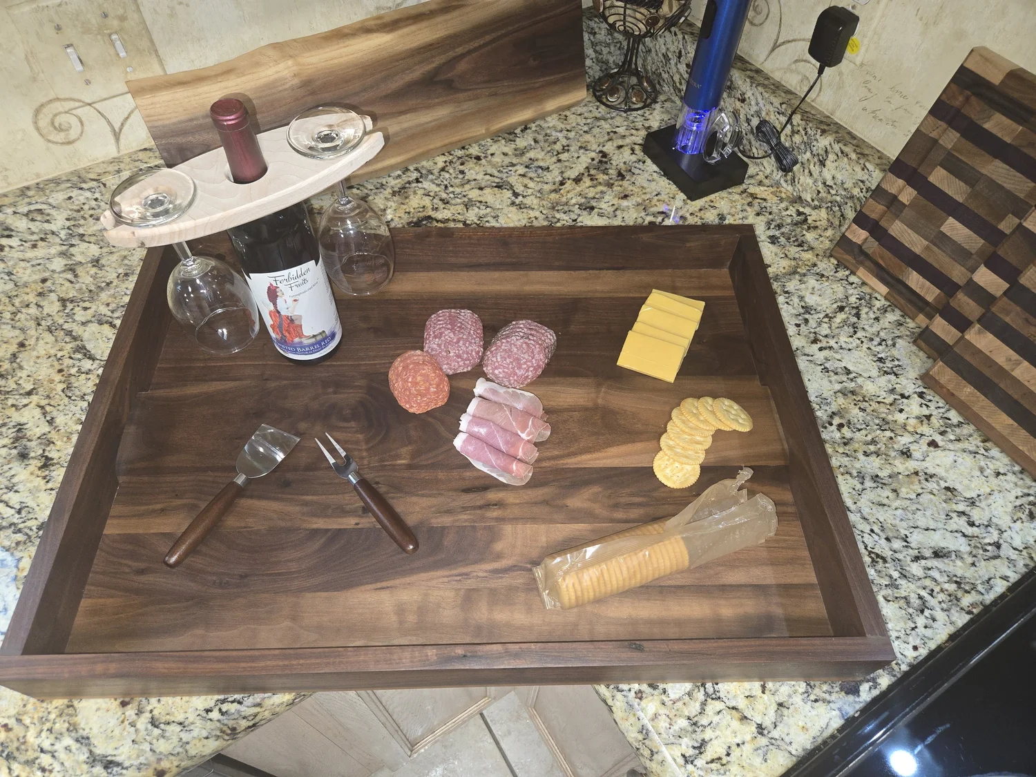 Walnut Stove Cover 13