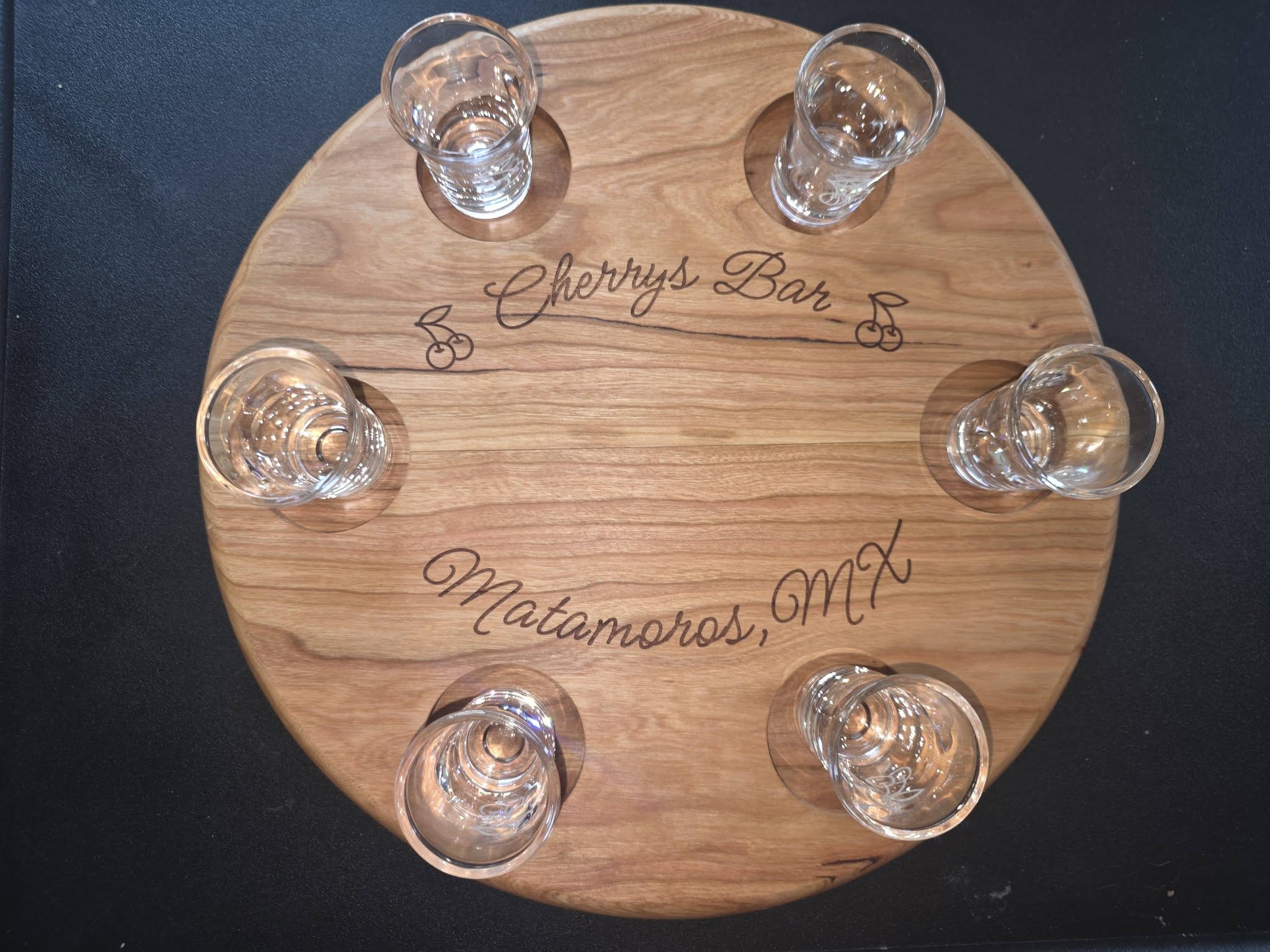 Cherrys Bar's cherry Shot Board 1