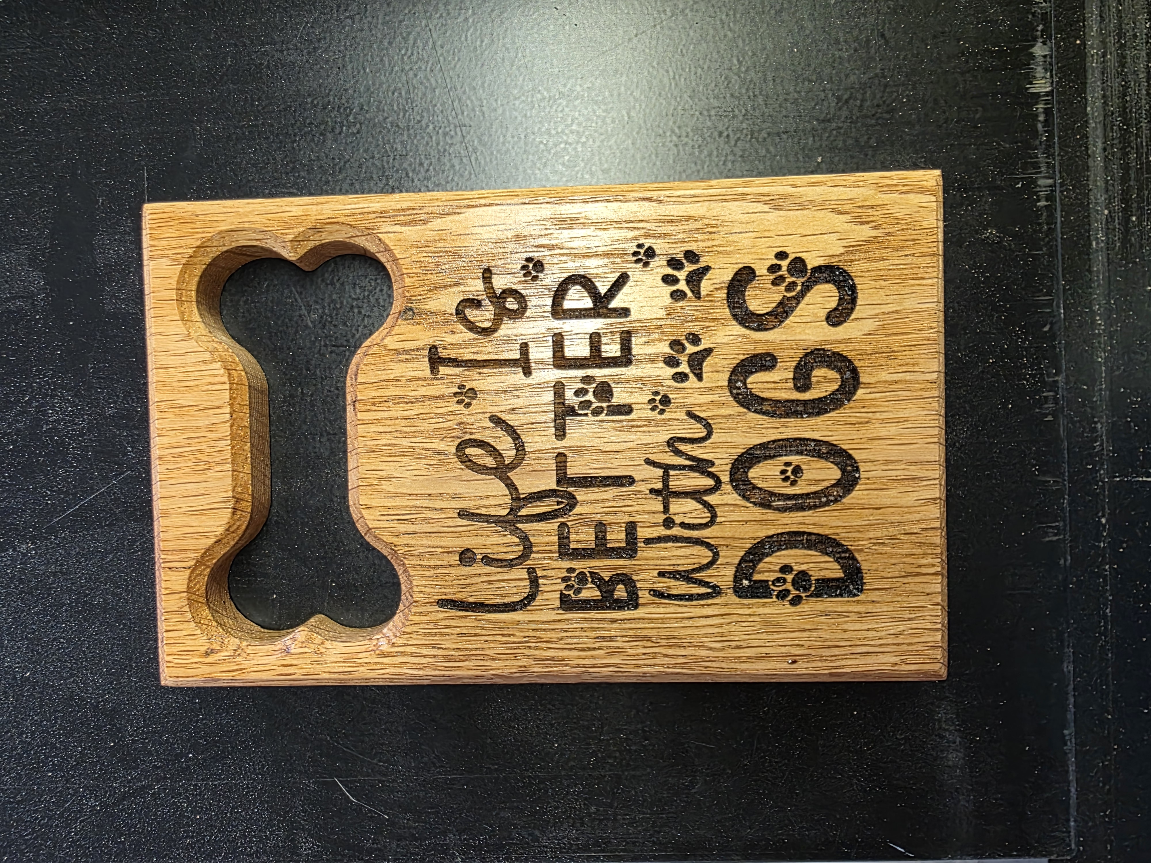 Dog Bone Plaque - Personalized