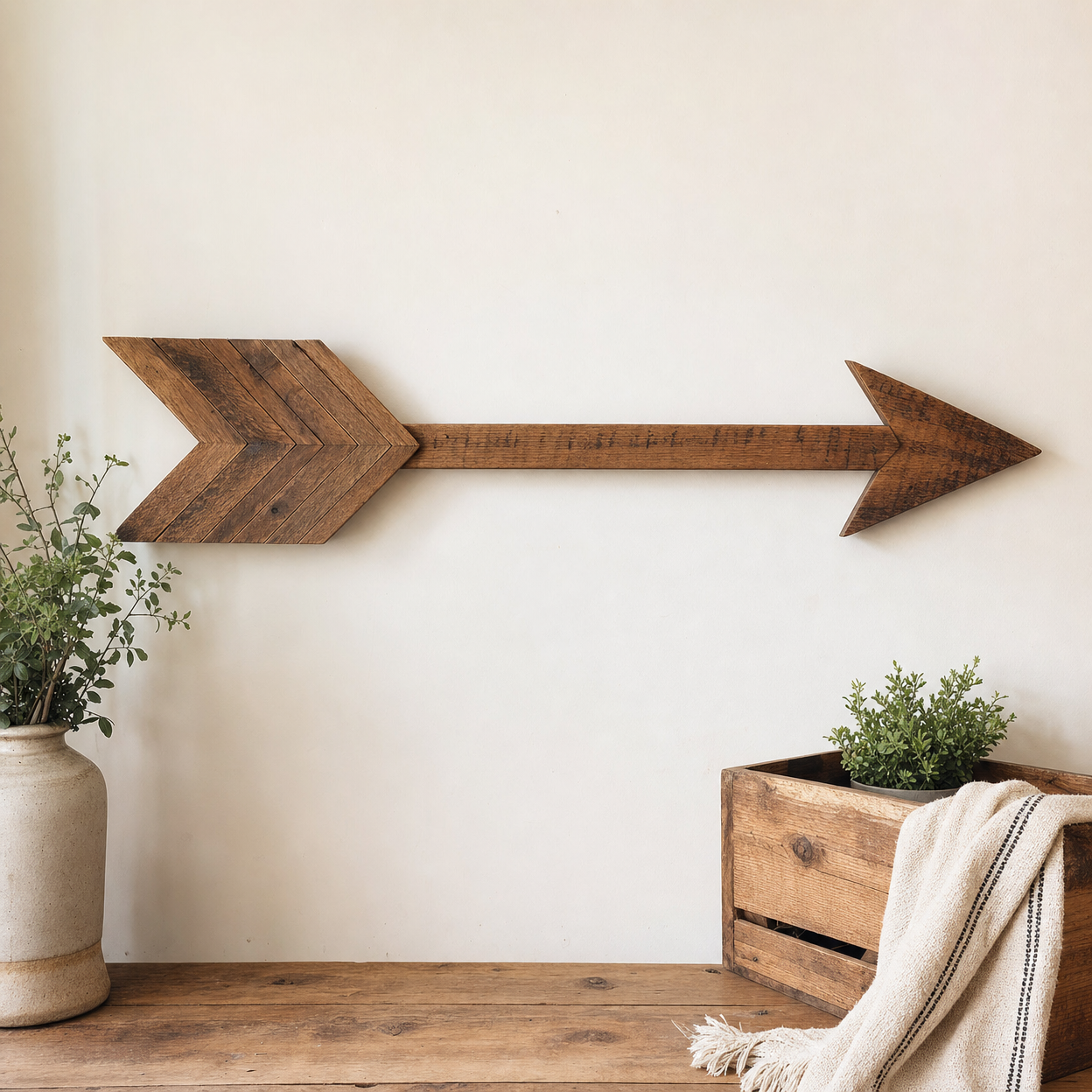 Wooden Arrow Wall Decor