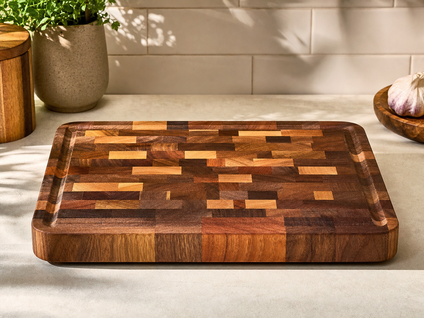 Scrap Wood Butcher Block