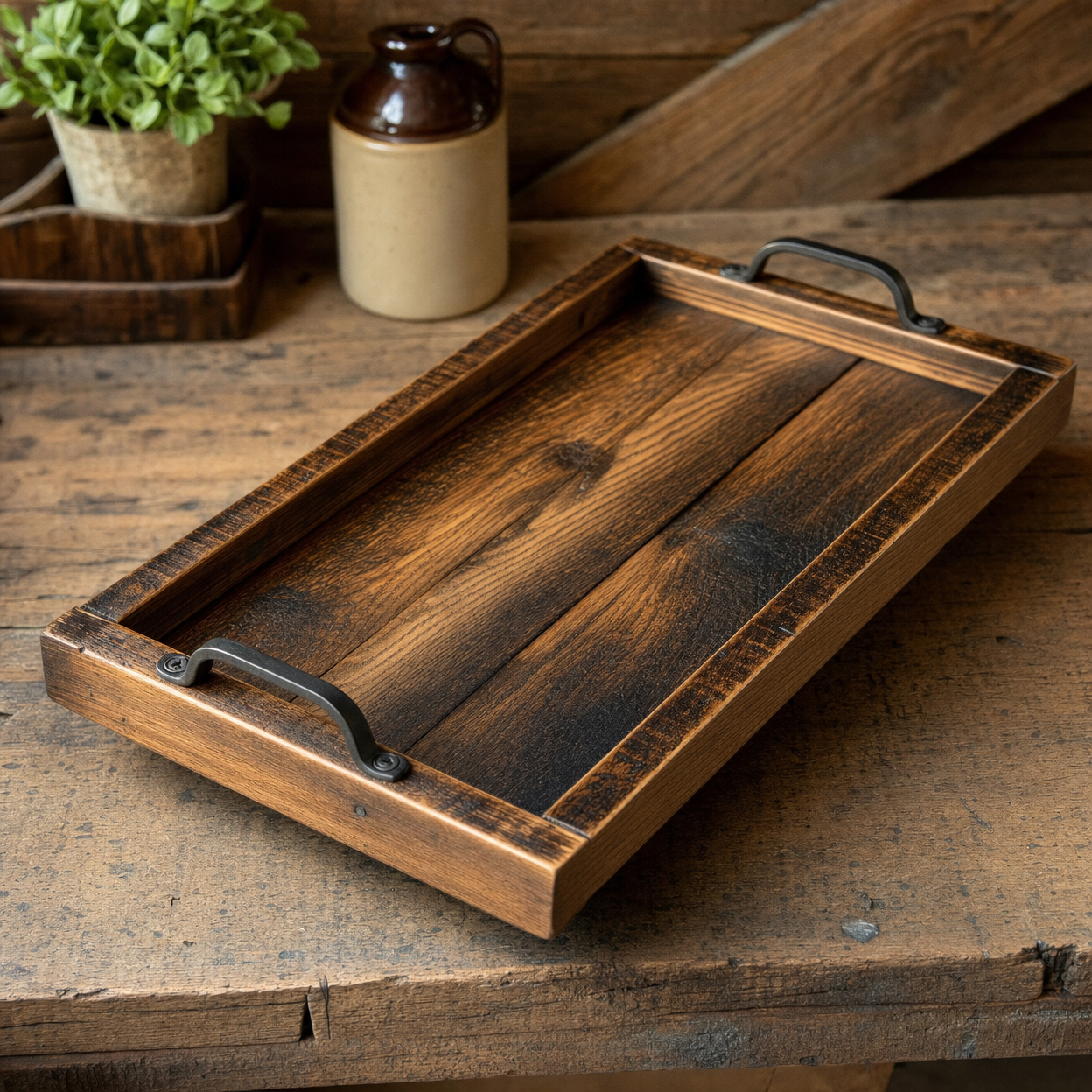 Farmhouse Serving Tray