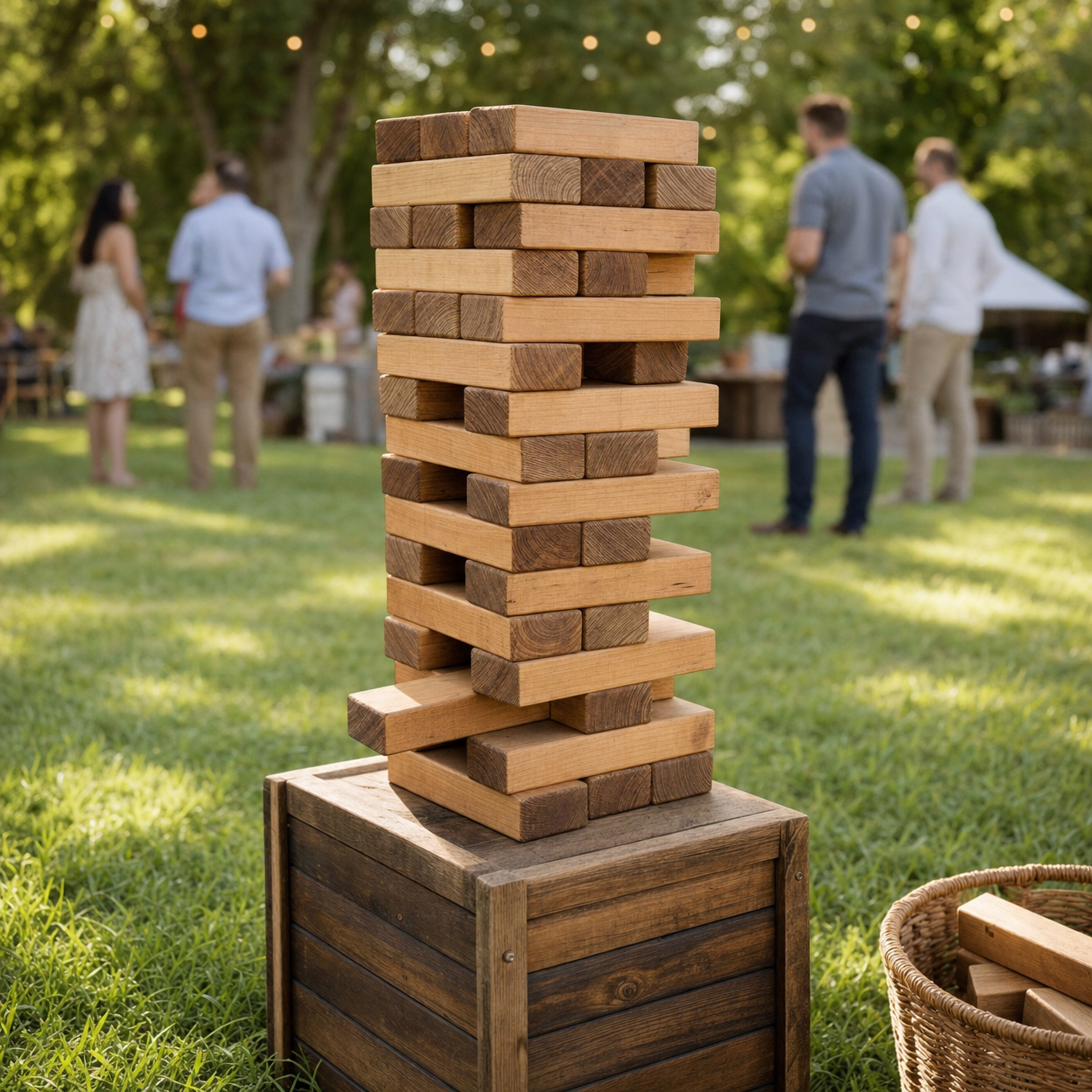Scrap Wood Jenga