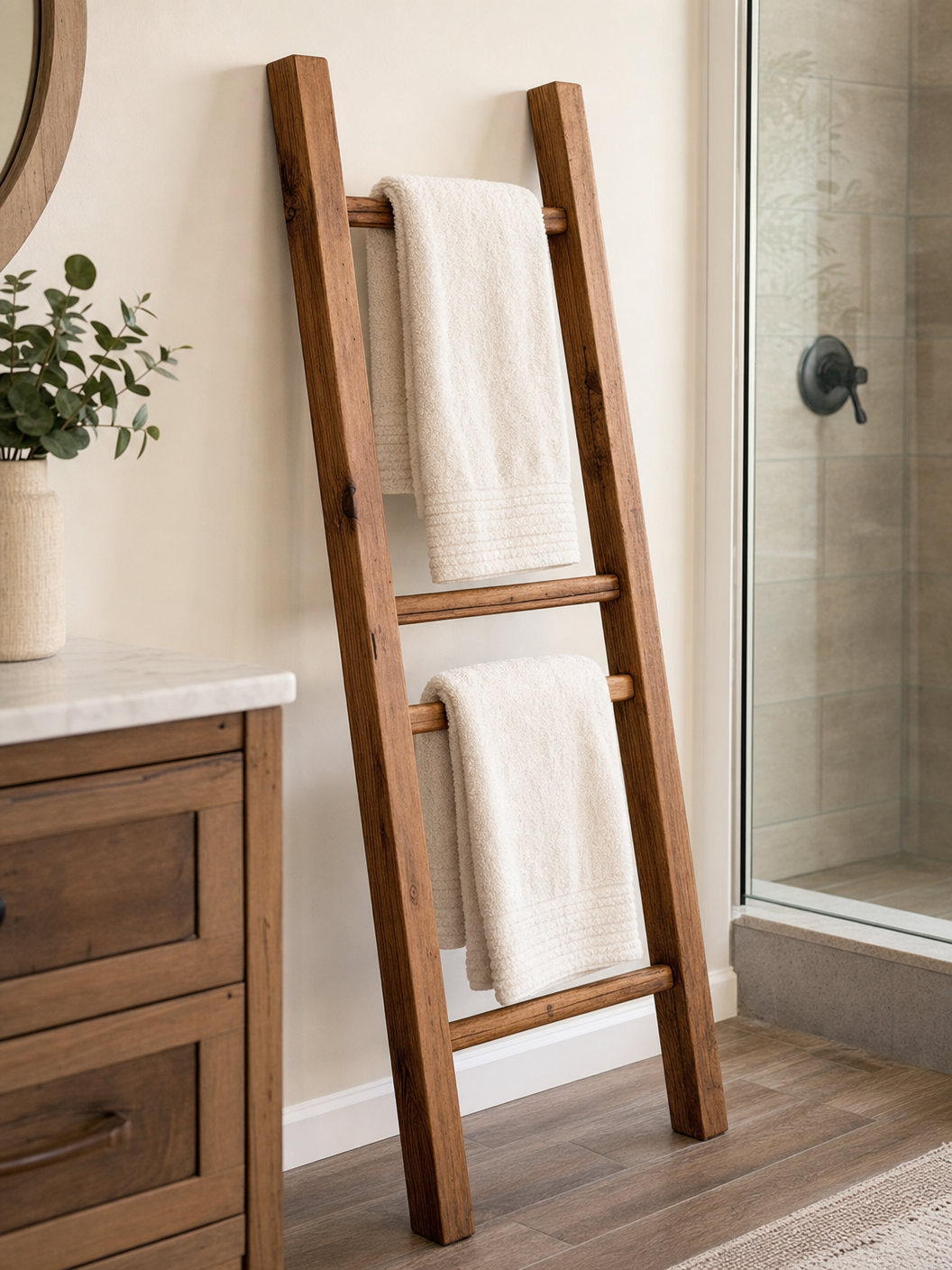 Wooden Towel Ladder