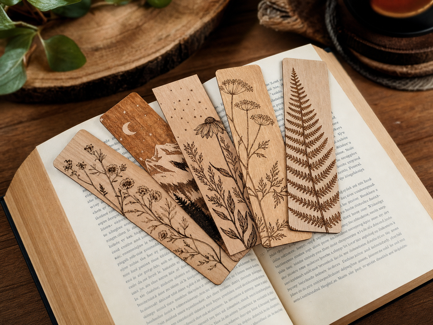 Wooden Bookmark