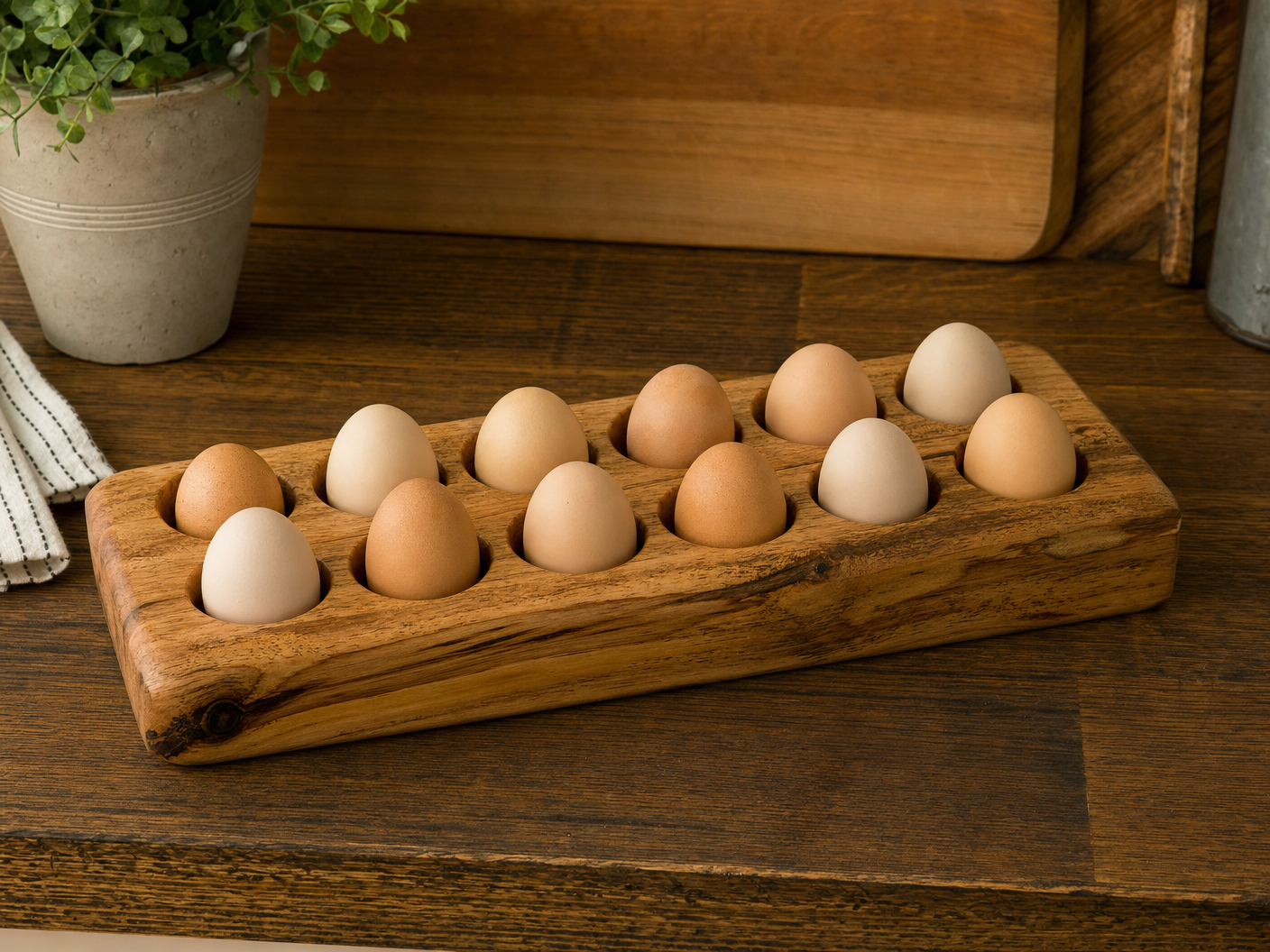Wooden Egg Holder